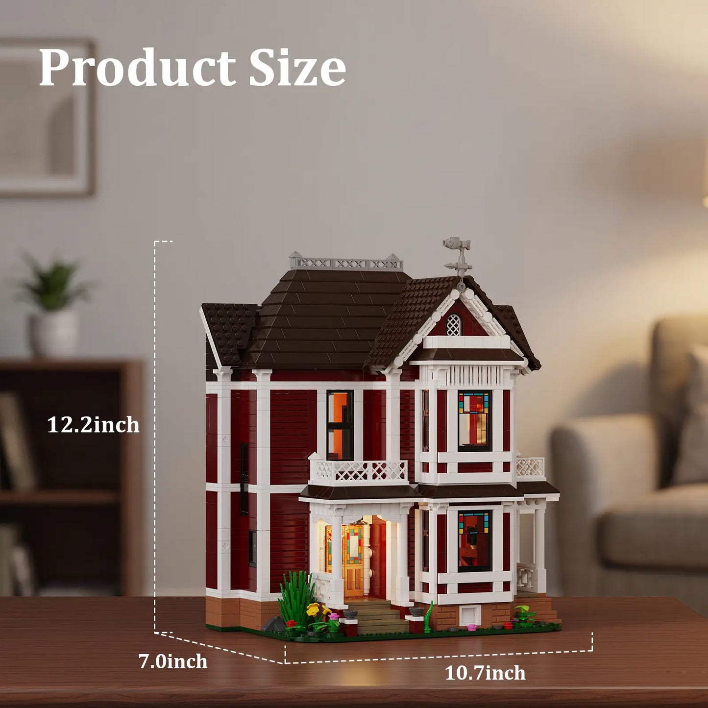 Enchanted House Building Set for Adults Home Collectible Display Decor Gift