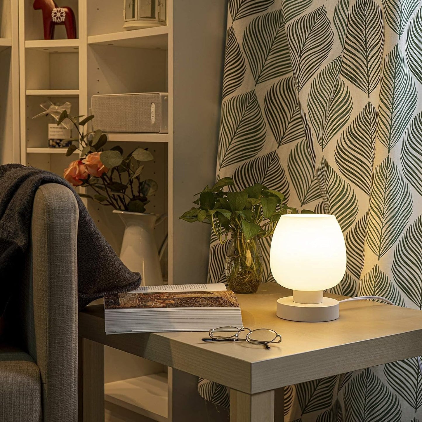 Modern Small Touch Table Lamp for Bedroom and Living Room
