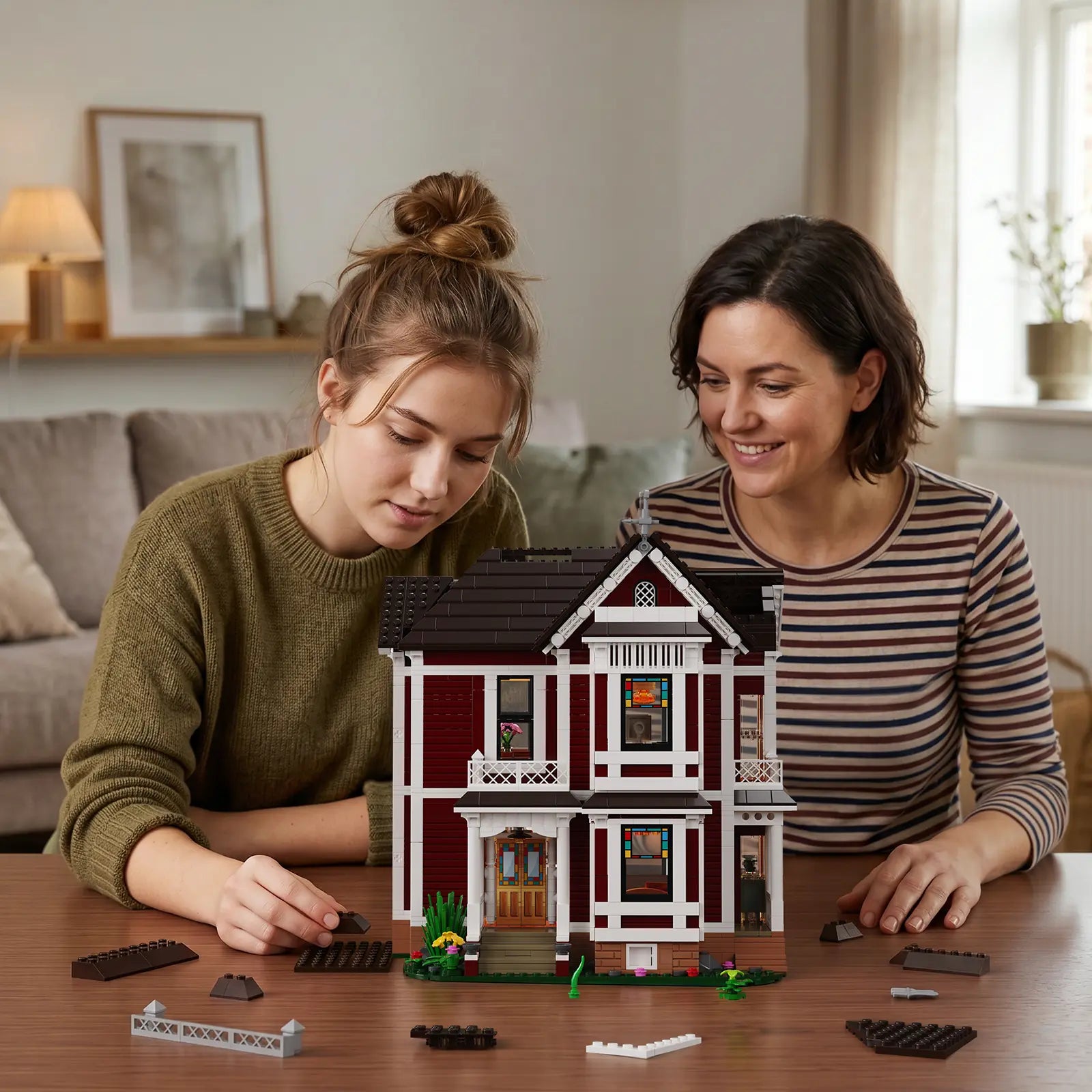 Enchanted House Building Set for Adults Home Collectible Display Decor Gift