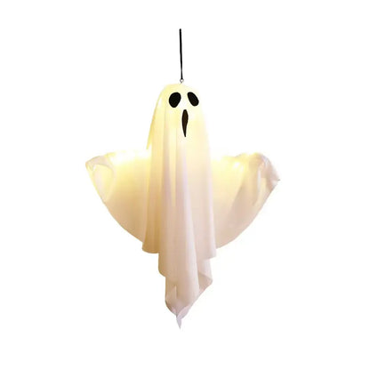 Halloween Hanging Ghost LED Lights, Spooky Outdoor Porch Decor 