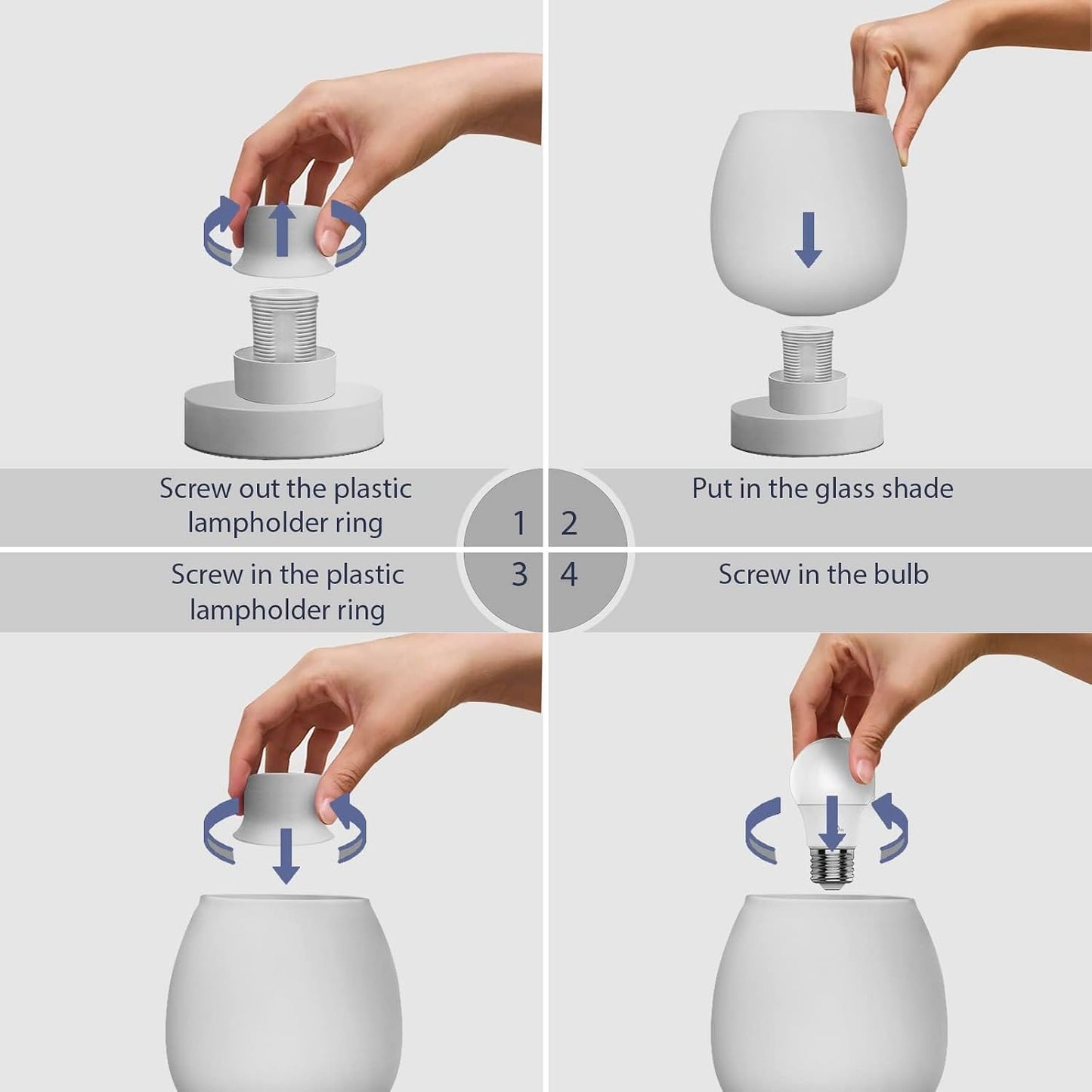 Modern Small Touch Table Lamp for Bedroom and Living Room