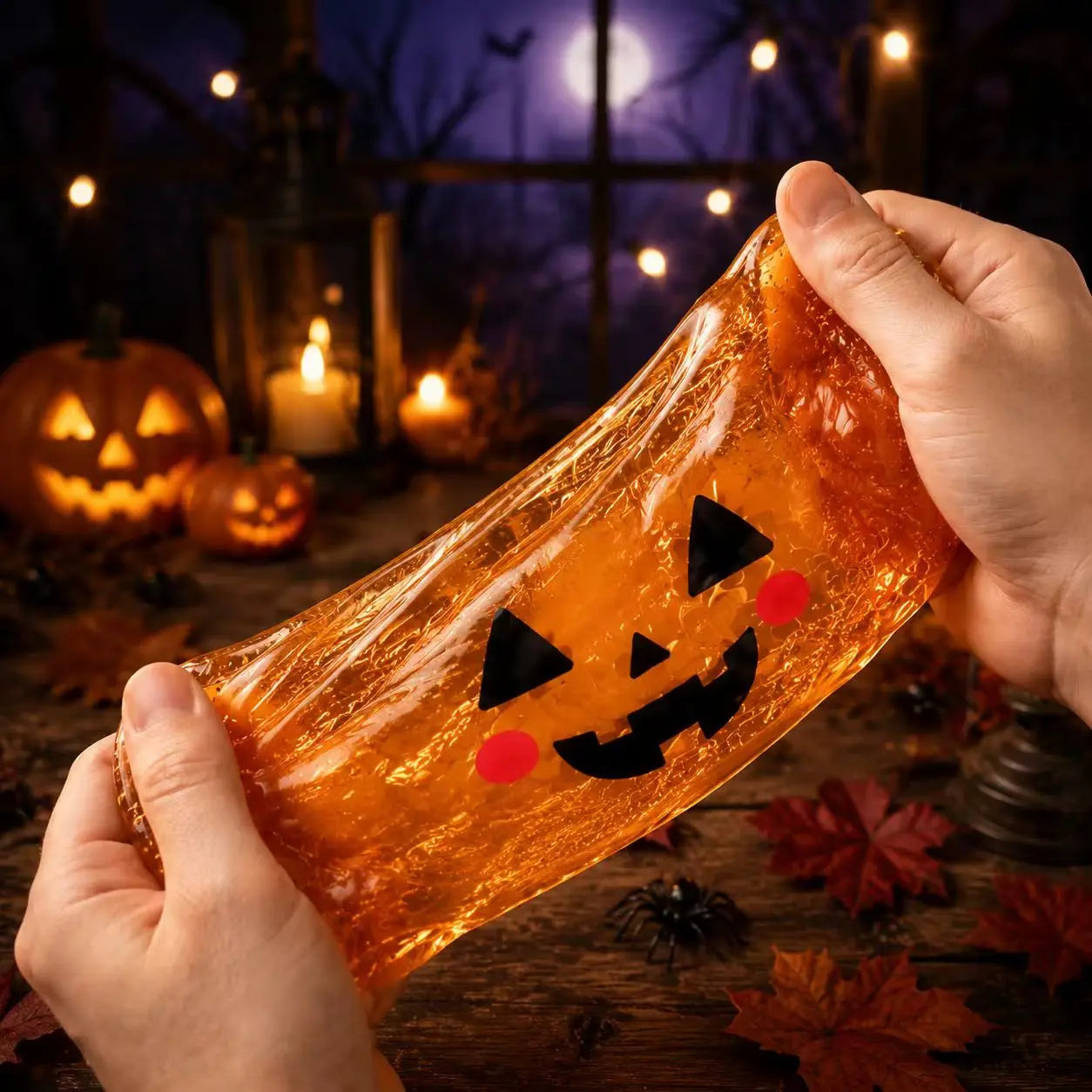 Cute Halloween Scary Ghost Squeeze Toy Set Perfect Halloween Party Treat Bag Fillers and Holiday Gifts