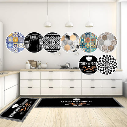 Non Skip Kitchen Rugs Runner Set of 2 anti Fatigue Kitchen Floor Mat 