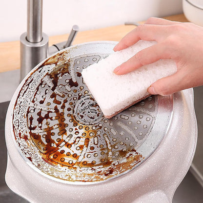 12 Natural and Biodegradable Double Sided Kitchen Scouring Pads for Washing Dishes, Non-Stick Pans, for Cleaning Kitchen and Bathroom