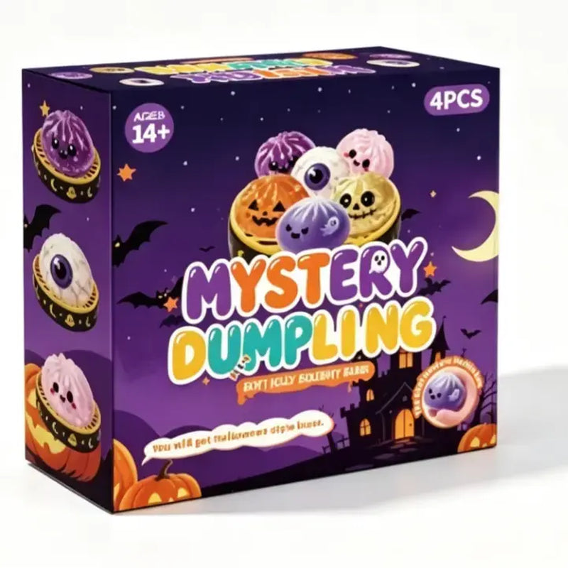 Cute Halloween Scary Ghost Squeeze Toy Set Perfect Halloween Party Treat Bag Fillers and Holiday Gifts