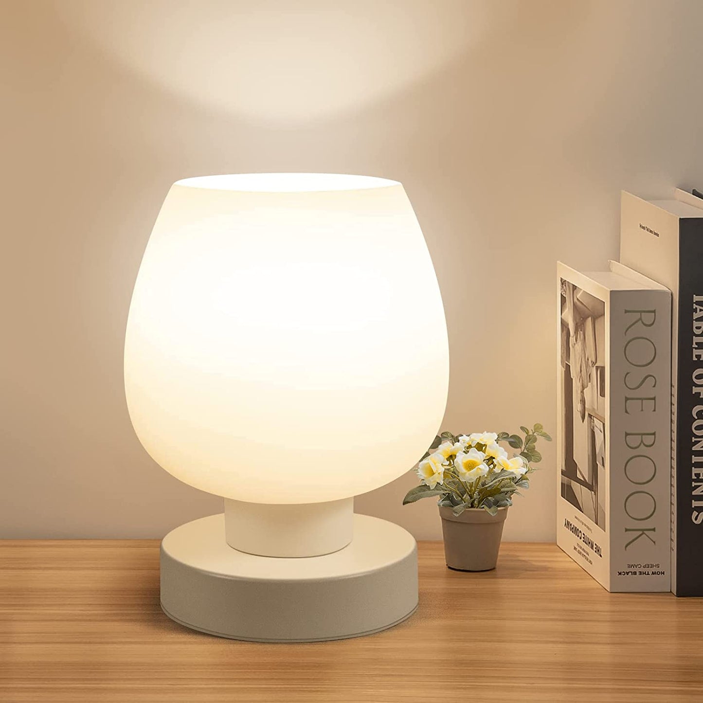 Modern Small Touch Table Lamp for Bedroom and Living Room