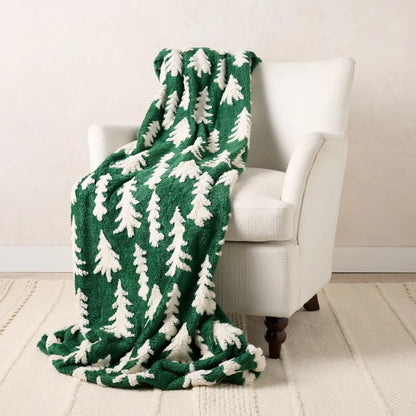 Home Reflections Reversible Plush Oversized 60X80 Throw