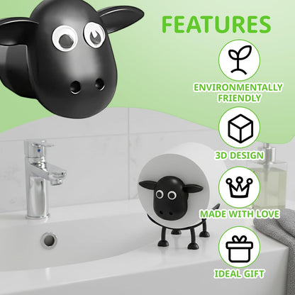3 Pcs Adorable Animal Toilet Roll Holder, Charming Bathroom Accessory, Sheep Gifts for Housewarming and Home Decor