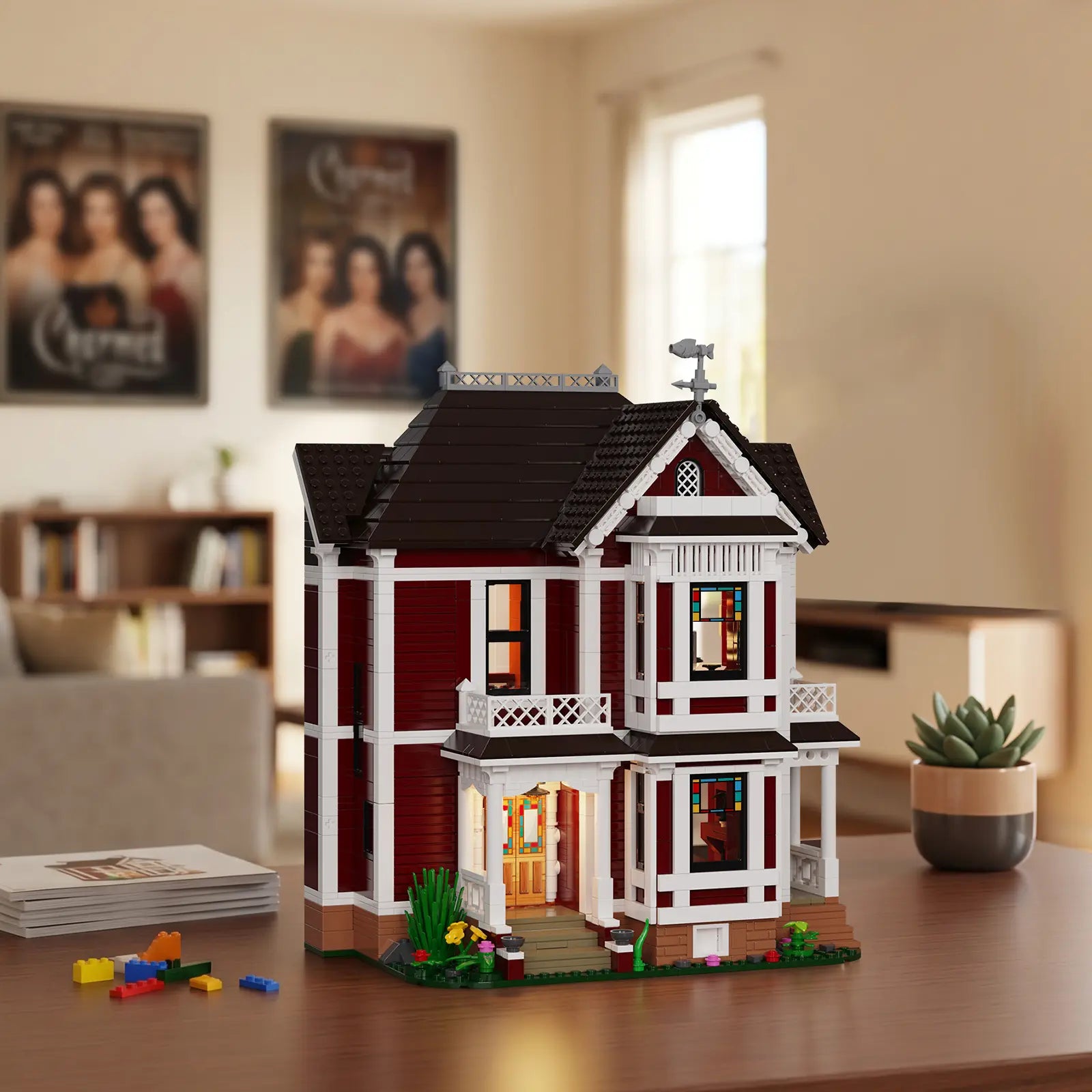 Enchanted House Building Set for Adults Home Collectible Display Decor Gift