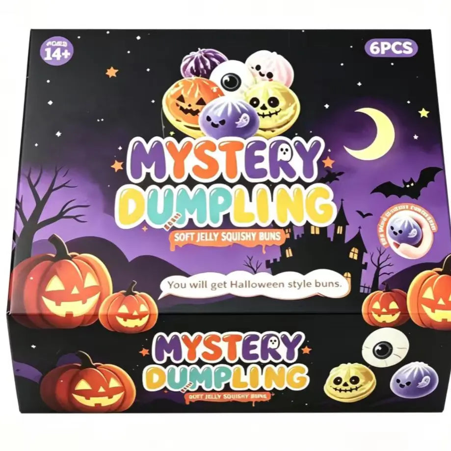Cute Halloween Scary Ghost Squeeze Toy Set Perfect Halloween Party Treat Bag Fillers and Holiday Gifts